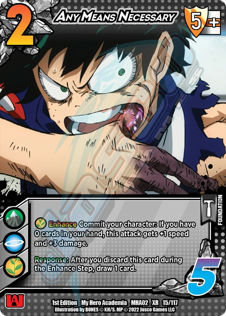 Image for Any Means Necessary (XR) (UniVersus: My Hero Academia: Crimson Rampage) (15/117) - UniVersus