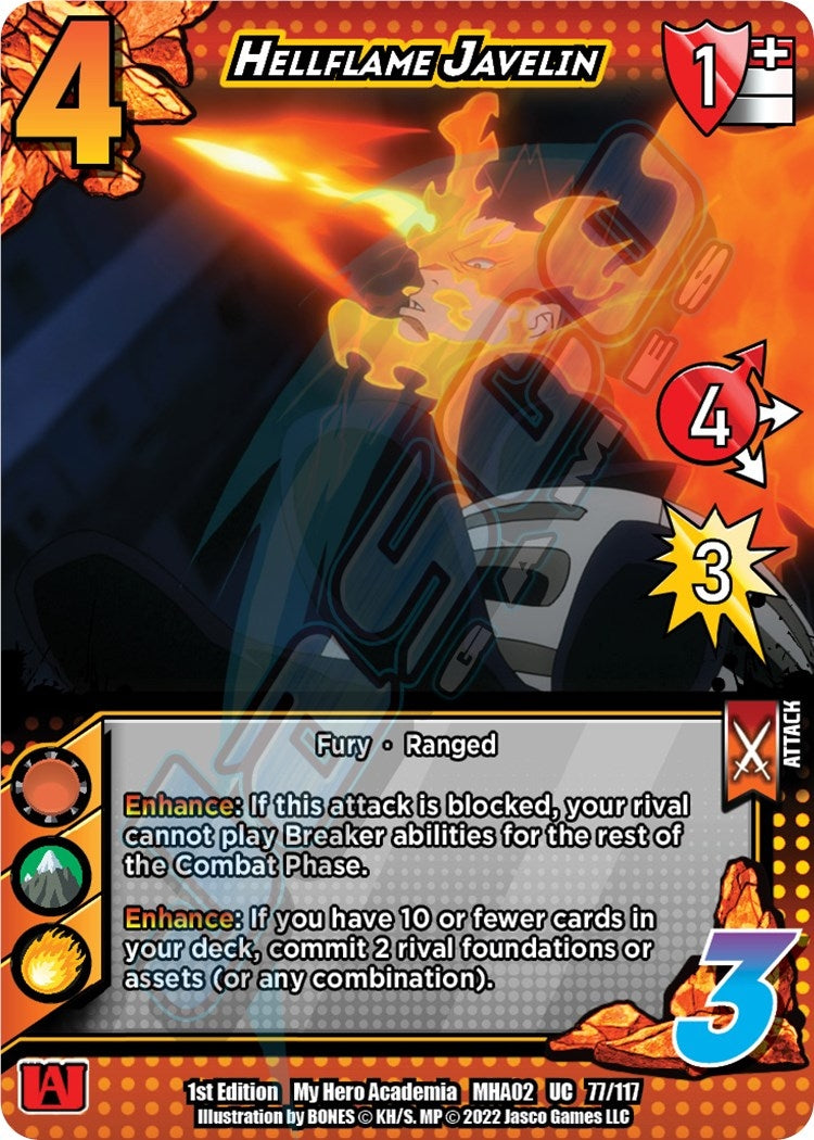 Image for Hellflame Javelin (UniVersus: My Hero Academia: Crimson Rampage) (77/117) - UniVersus