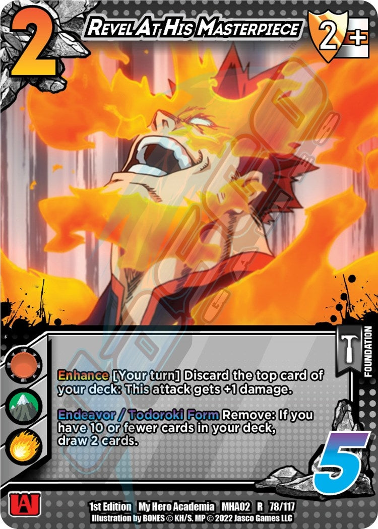 Image for Revel At His Masterpiece (UniVersus: My Hero Academia: Crimson Rampage) (78/117) - UniVersus