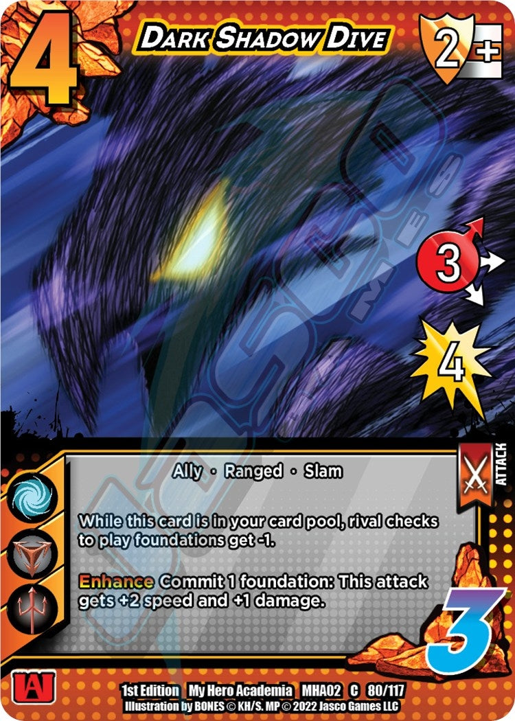 Image for Dark Shadow Dive (UniVersus: My Hero Academia: Crimson Rampage) (80/117) - UniVersus