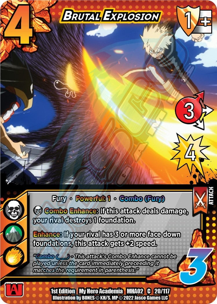 Image for Brutal Explosion (UniVersus: My Hero Academia: Crimson Rampage) (20/117) - UniVersus