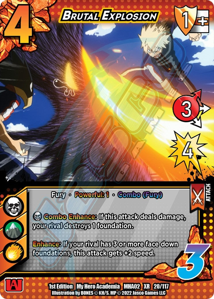 Image for Brutal Explosion (XR) (UniVersus: My Hero Academia: Crimson Rampage) (20/117) - UniVersus