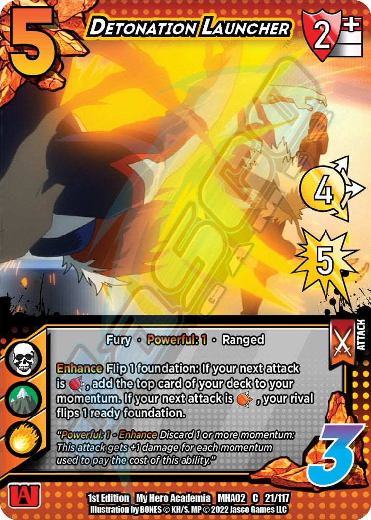 Image for Detonation Launcher (UniVersus: My Hero Academia: Crimson Rampage) (21/117) - UniVersus
