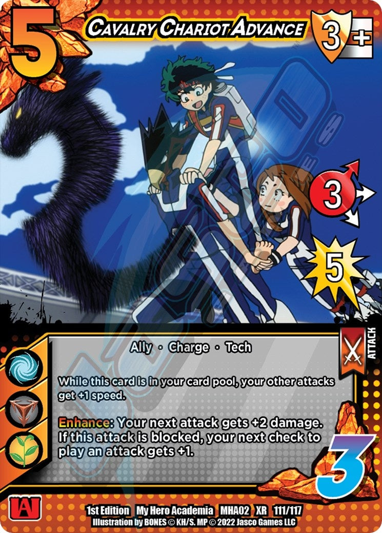 Image for Cavalry Chariot Advance (XR) (UniVersus: My Hero Academia: Crimson Rampage) (111/117) - UniVersus