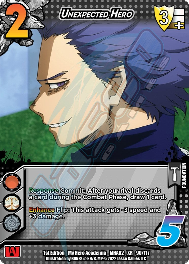Image for Unexpected Hero (XR) (UniVersus: My Hero Academia: Crimson Rampage) (90/117) - UniVersus