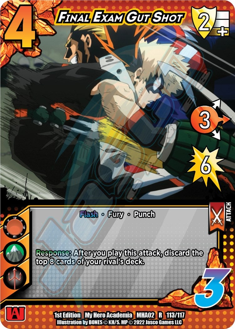 Image for Final Exam Gut Shot (UniVersus: My Hero Academia: Crimson Rampage) (113/117) - UniVersus