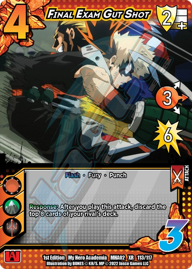 Image for Final Exam Gut Shot (XR) (UniVersus: My Hero Academia: Crimson Rampage) (113/117) - UniVersus