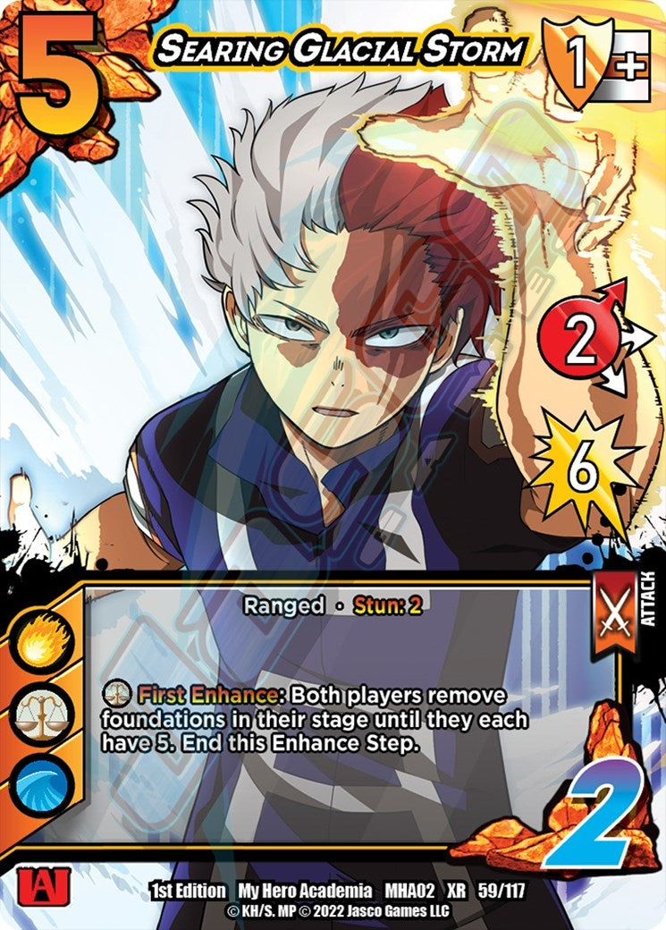 Image for Searing Glacial Storm (XR) (UniVersus: My Hero Academia: Crimson Rampage) (59/117) - UniVersus