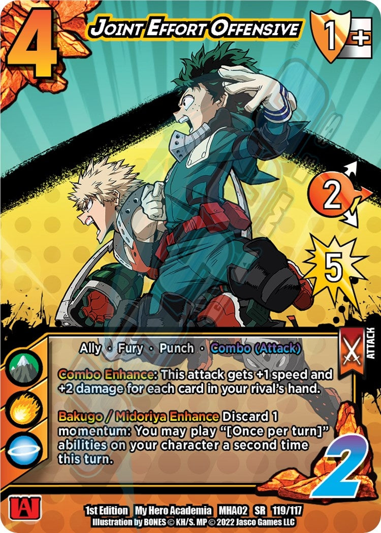 Image for Joint Effort Offensive (UniVersus: My Hero Academia: Crimson Rampage) (119/117) - UniVersus