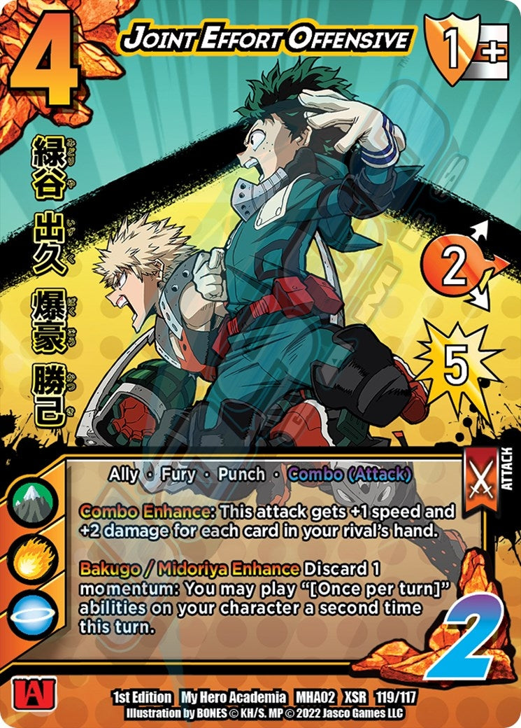 Image for Joint Effort Offensive (XSR) (UniVersus: My Hero Academia: Crimson Rampage) (119/117) - UniVersus