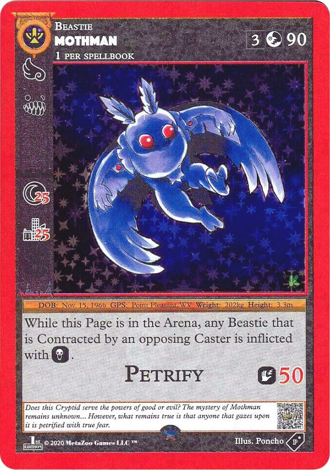 Image for Mothman (Cryptid Nation: Kickstarter Edition Blister Promo) (Miscellaneous Promos) - MetaZoo