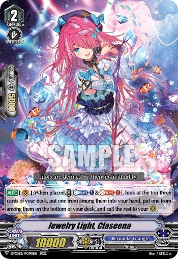 Image for Jewelry Light, Claseena (Bushiroad Event Cards) (BSF2022/VGP01EN 2022) - Cardfight Vanguard