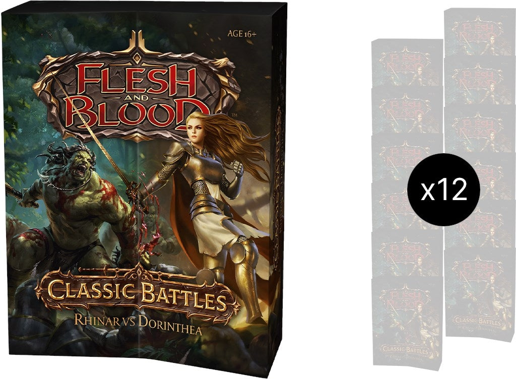 Image for Classic Battles: Rhinar vs. Dorinthea Box Set Case - Flesh and Blood TCG