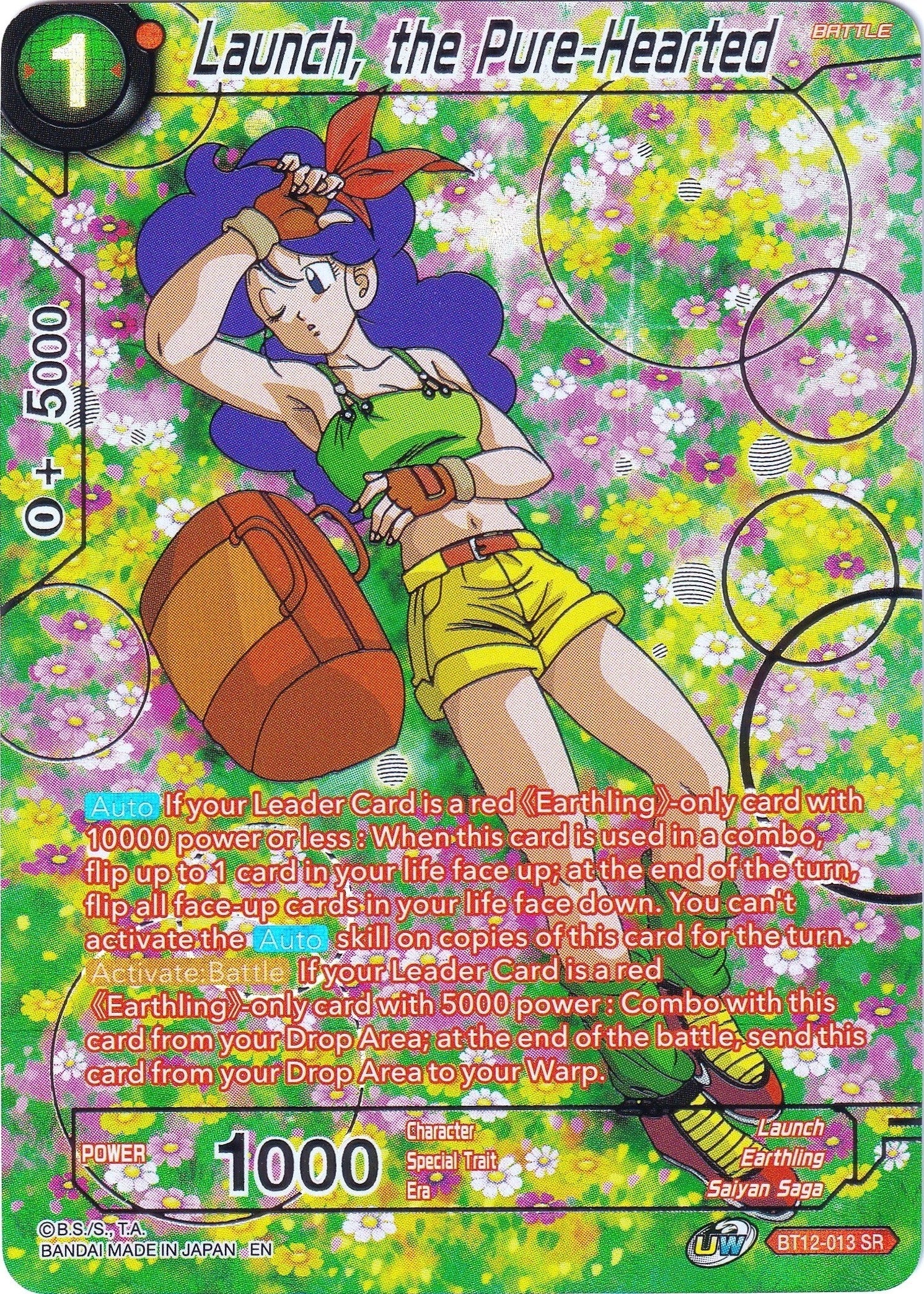 Image for Launch, the Pure-Hearted (Collector's Selection Vol. 2) (BT12-013) - Dragon Ball Super: Masters