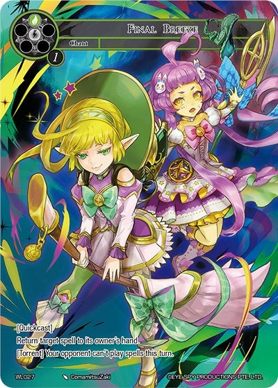 Image for Final Breeze (WL027) (Promo Cards) (WL027) - Force of Will