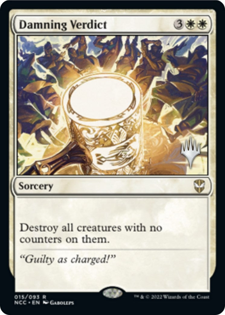 Image for Damning Verdict (Promo Pack: Streets of New Capenna) (15) - Magic: The Gathering