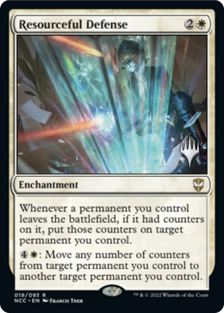 Image for Resourceful Defense (Promo Pack: Streets of New Capenna) (19) - Magic: The Gathering