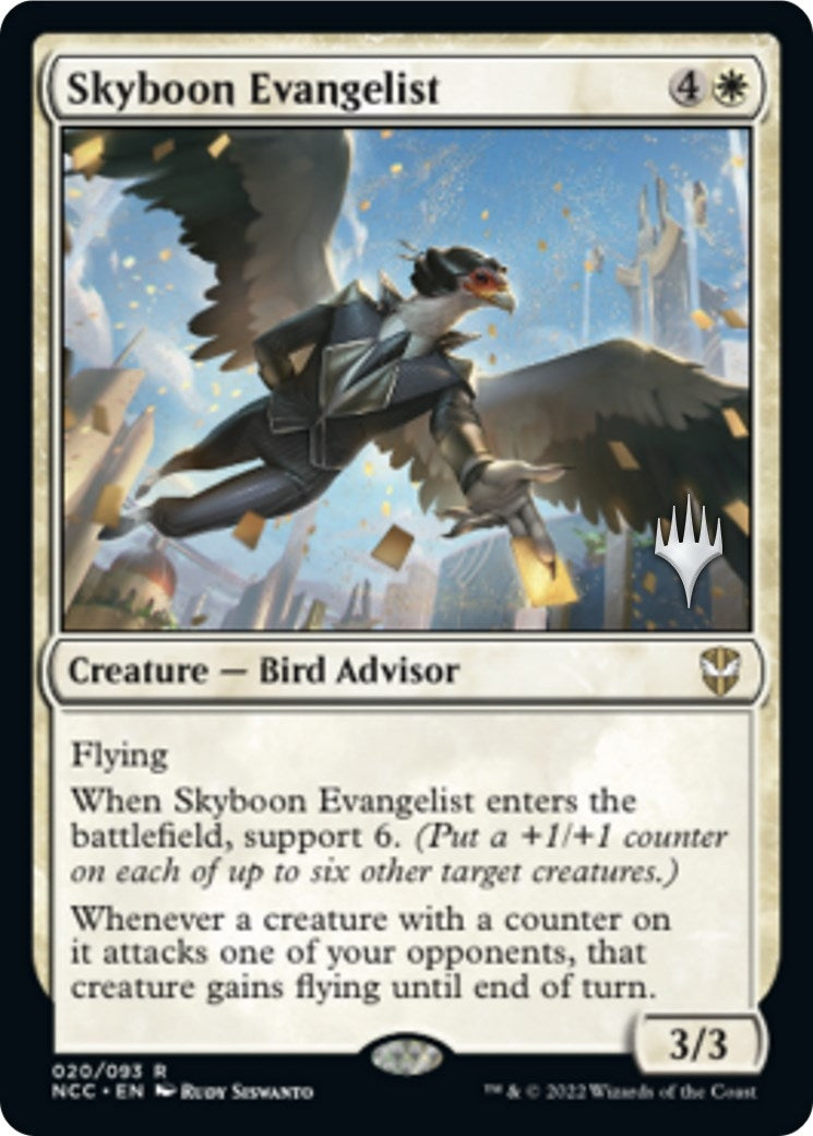 Image for Skyboon Evangelist (Promo Pack: Streets of New Capenna) (20) - Magic: The Gathering