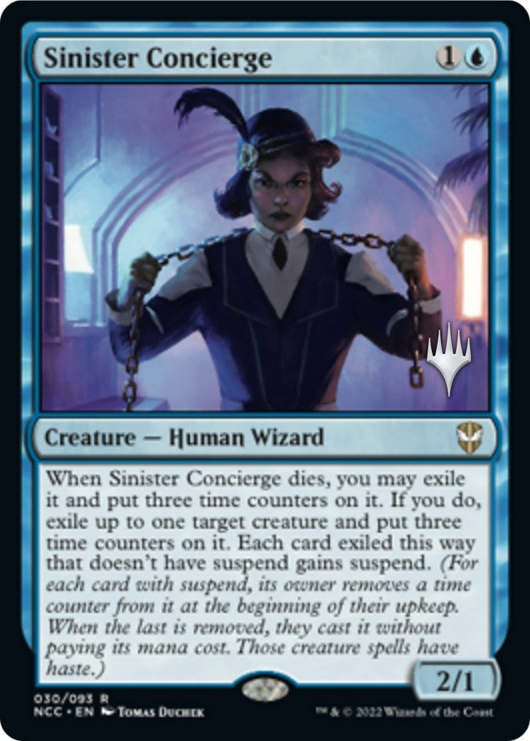 Image for Sinister Concierge (Promo Pack: Streets of New Capenna) (30) - Magic: The Gathering