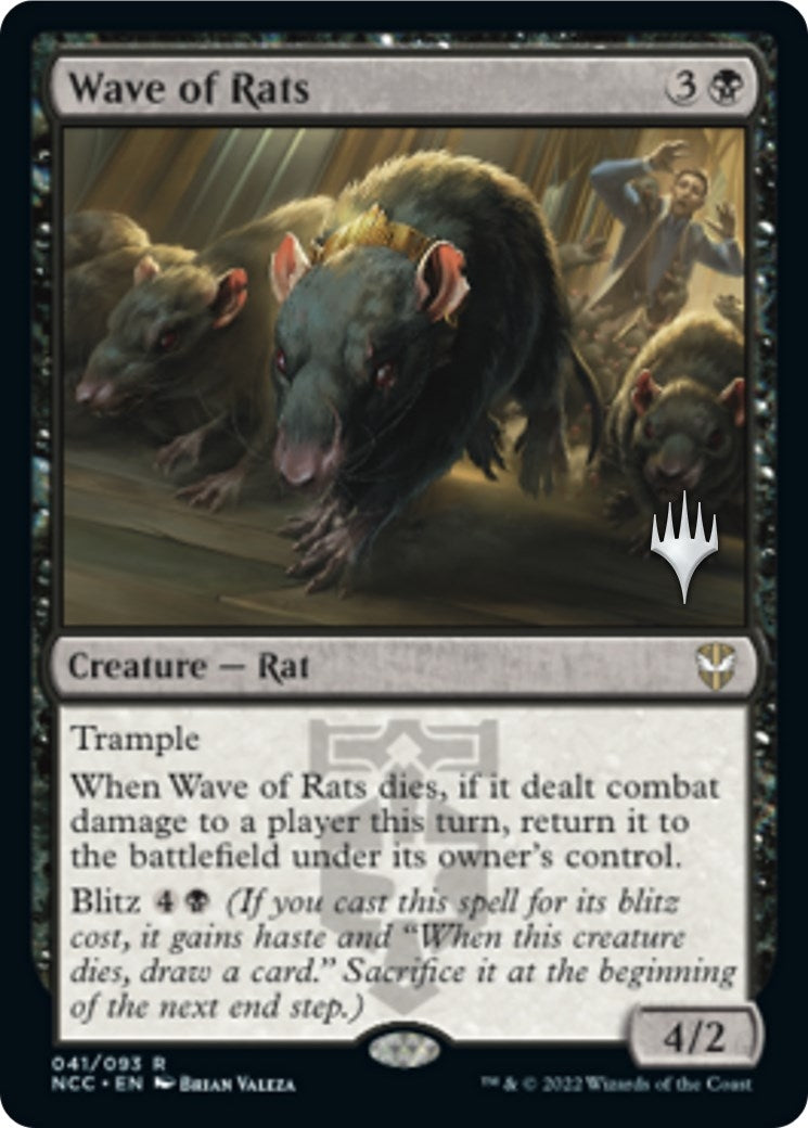 Image for Wave of Rats (Promo Pack: Streets of New Capenna) (41) - Magic: The Gathering