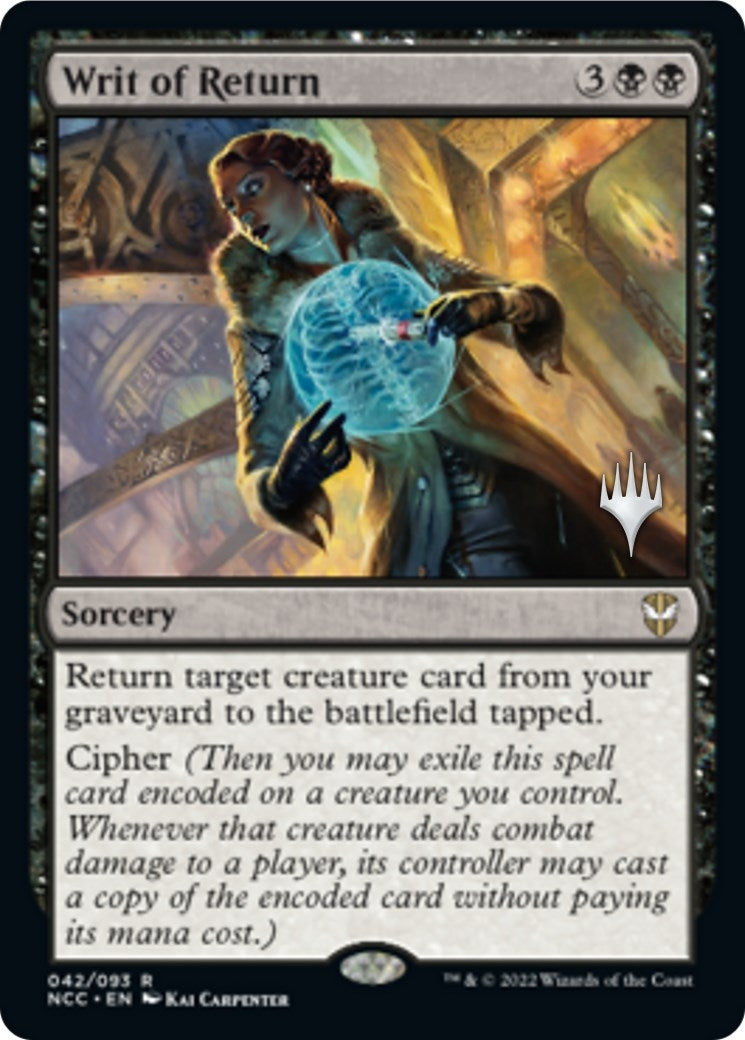 Image for Writ of Return (Promo Pack: Streets of New Capenna) (42) - Magic: The Gathering