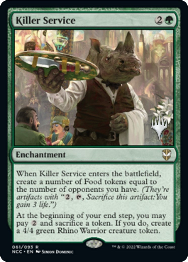 Image for Killer Service (Promo Pack: Streets of New Capenna) (61) - Magic: The Gathering