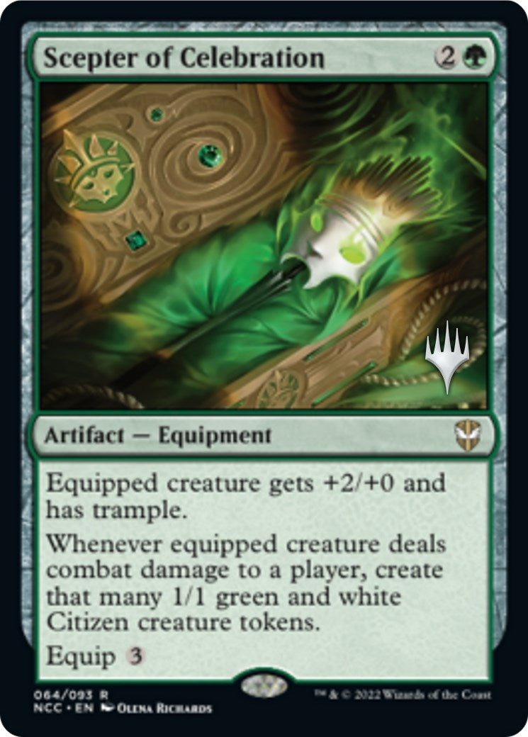 Image for Scepter of Celebration (Promo Pack: Streets of New Capenna) (64) - Magic: The Gathering
