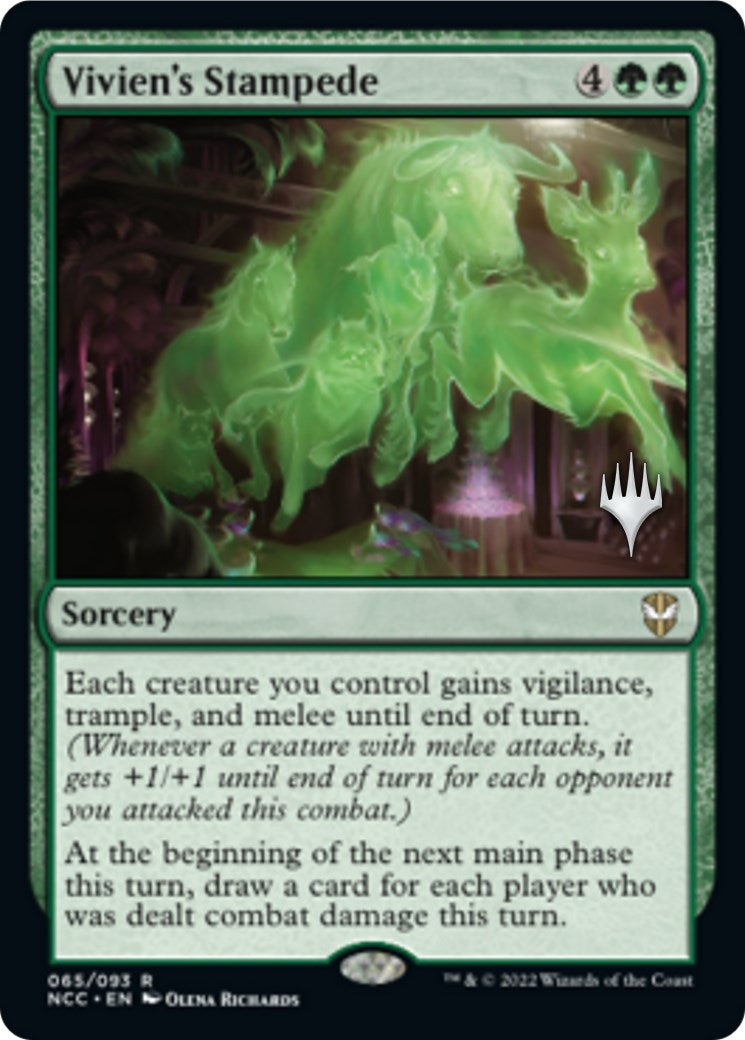 Image for Vivien's Stampede (Promo Pack: Streets of New Capenna) (65) - Magic: The Gathering