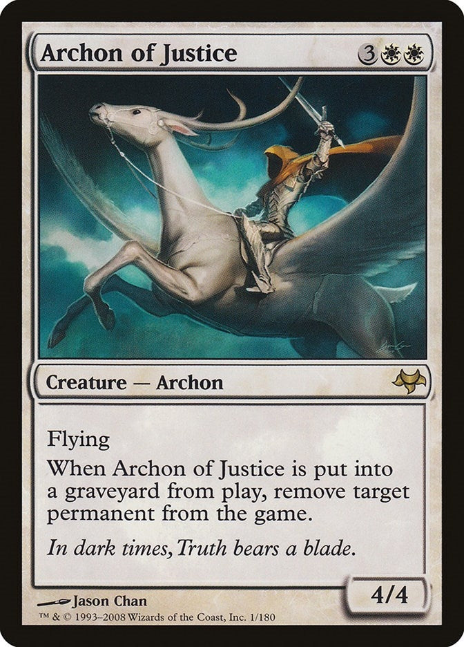 Image for Archon of Justice (Eventide) (1) - Magic: The Gathering