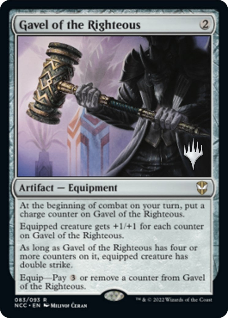 Image for Gavel of the Righteous (Promo Pack: Streets of New Capenna) (83) - Magic: The Gathering