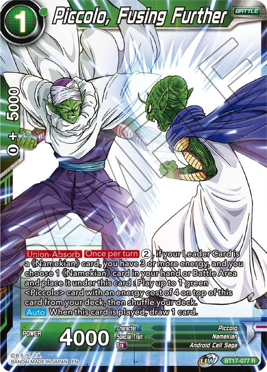 Image for Piccolo, Fusing Further (Ultimate Squad) (BT17-077) - Dragon Ball Super: Masters