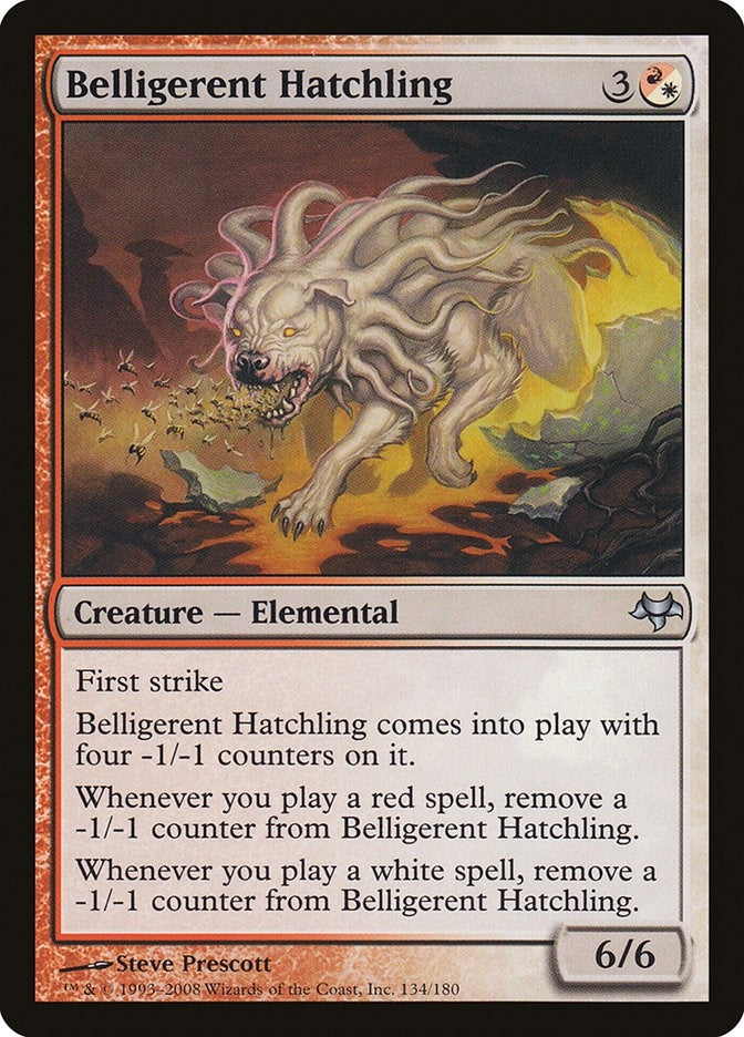 Image for Belligerent Hatchling (Eventide) (134) - Magic: The Gathering