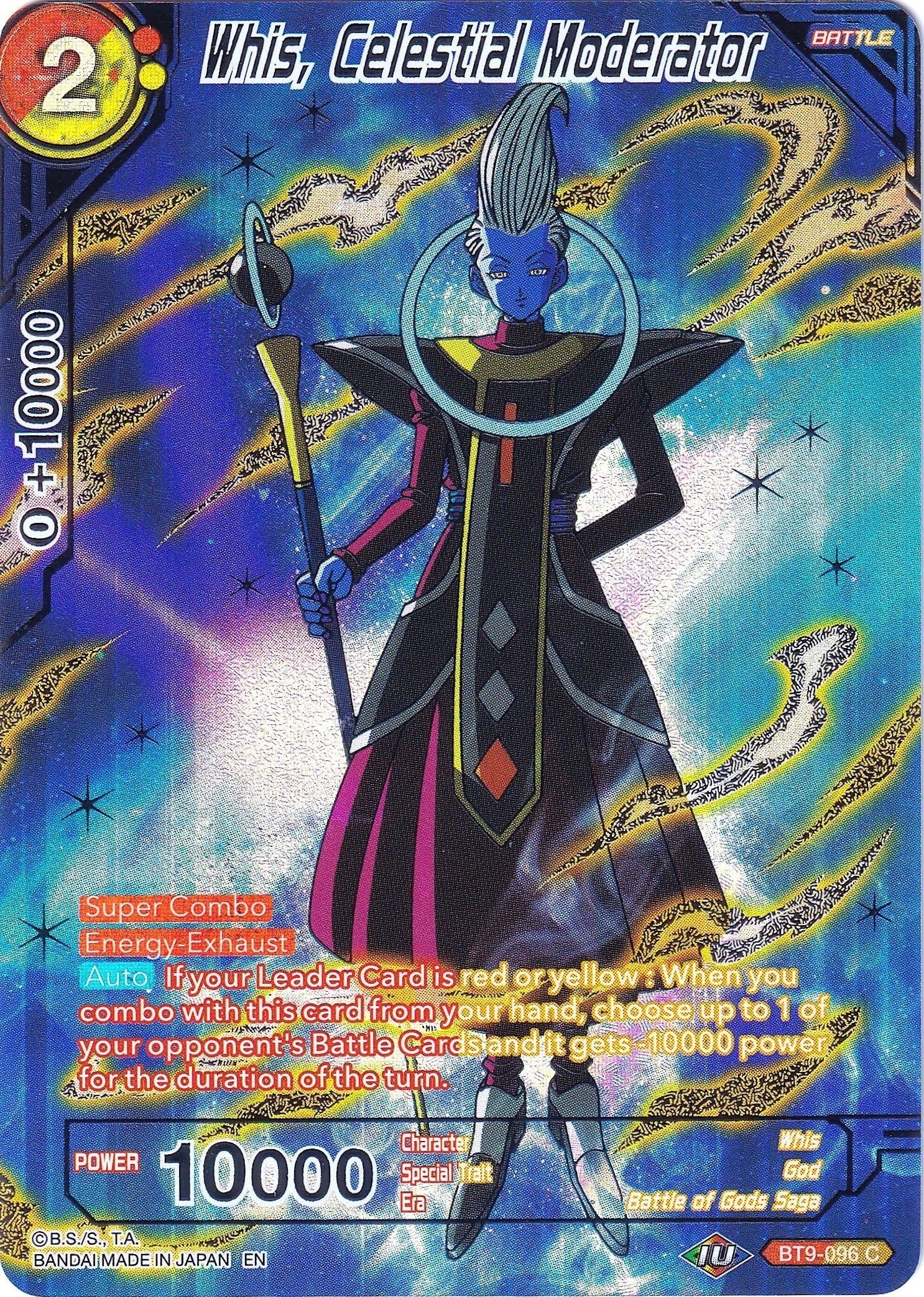 Image for Whis, Celestial Moderator (Collector's Selection Vol. 2) (BT9-096) - Dragon Ball Super: Masters