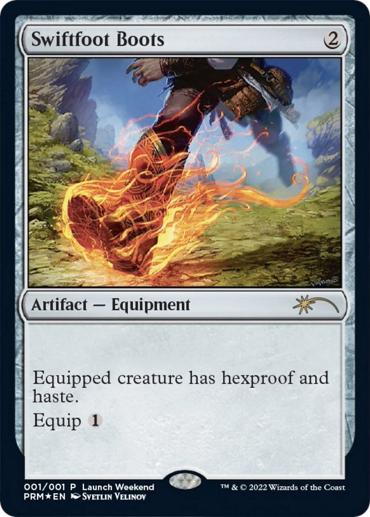 Image for Swiftfoot Boots (WPN & Gateway Promos) (1) - Magic: The Gathering