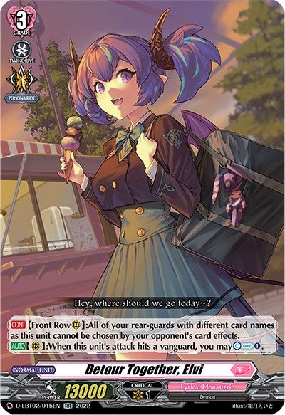 Image for Detour Together, Elvi (D-LBT02: Lyrical Monasterio ~It's a New School Term!~) (D-LBT02/015EN) - Cardfight Vanguard