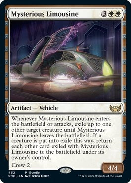 Image for Mysterious Limousine (SNC Bundle) - Magic: The Gathering