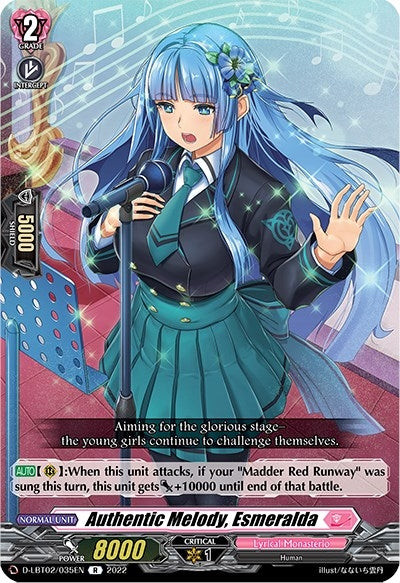 Image for Authentic Melody, Esmeralda (D-LBT02: Lyrical Monasterio ~It's a New School Term!~) (D-LBT02/035EN) - Cardfight Vanguard