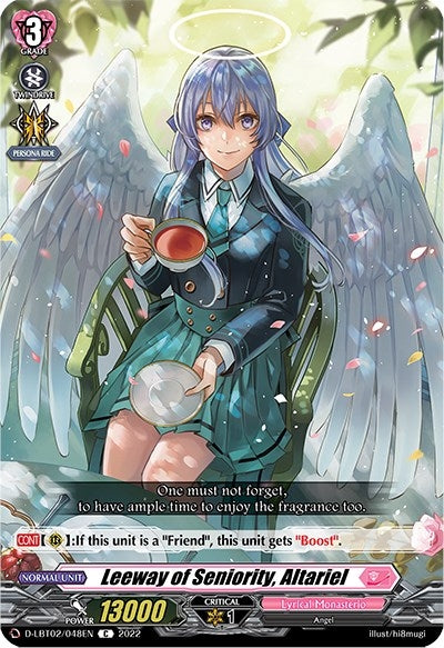 Image for Leeway of Seniority, Altariel (D-LBT02: Lyrical Monasterio ~It's a New School Term!~) (D-LBT02/048EN) - Cardfight Vanguard
