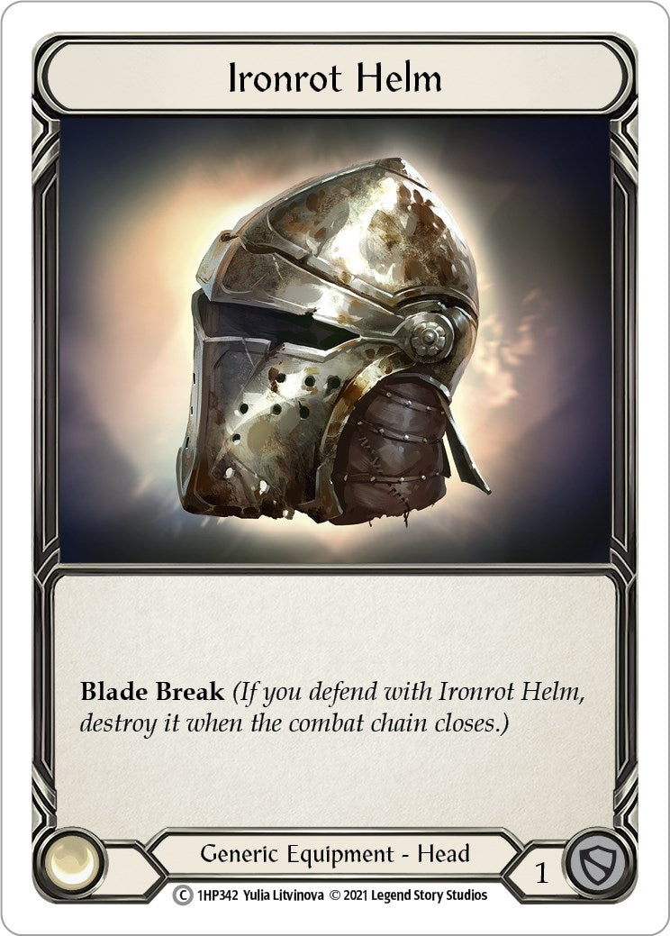 Image for Ironrot Helm (History Pack Vol.1) (1HP342) - Flesh and Blood TCG