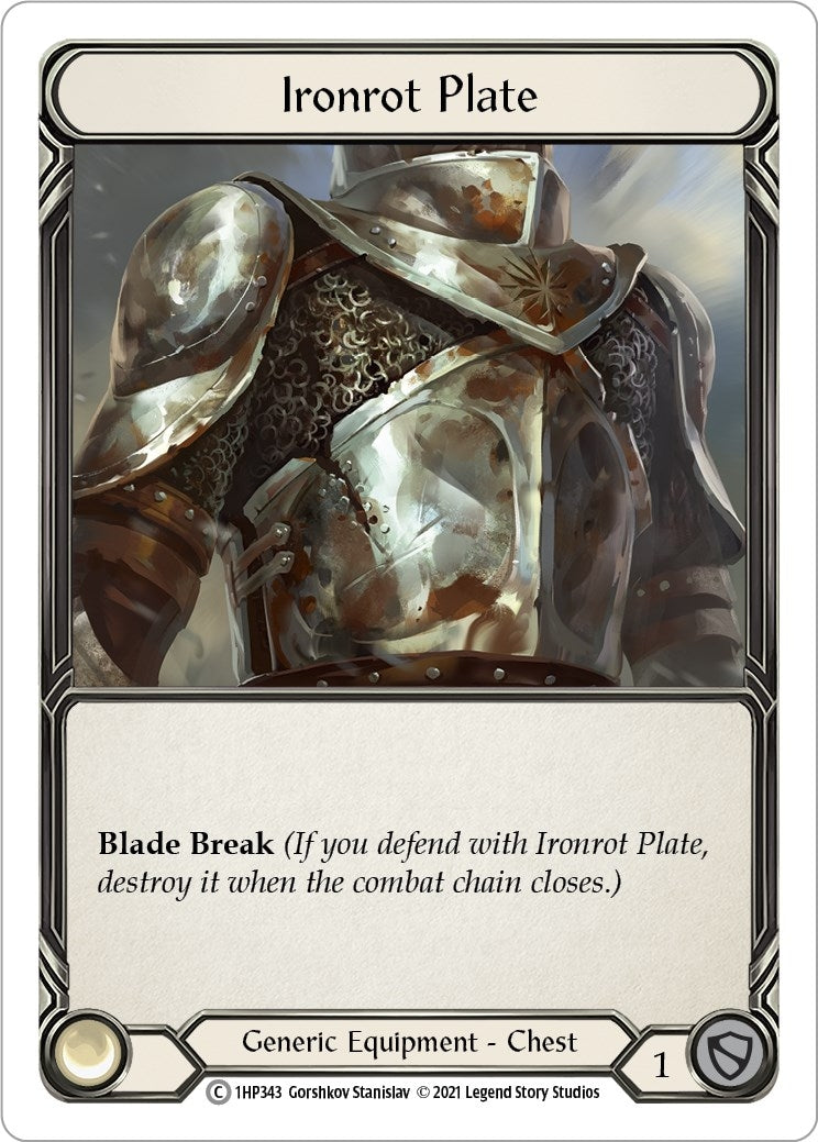 Image for Ironrot Plate (History Pack Vol.1) (1HP343) - Flesh and Blood TCG