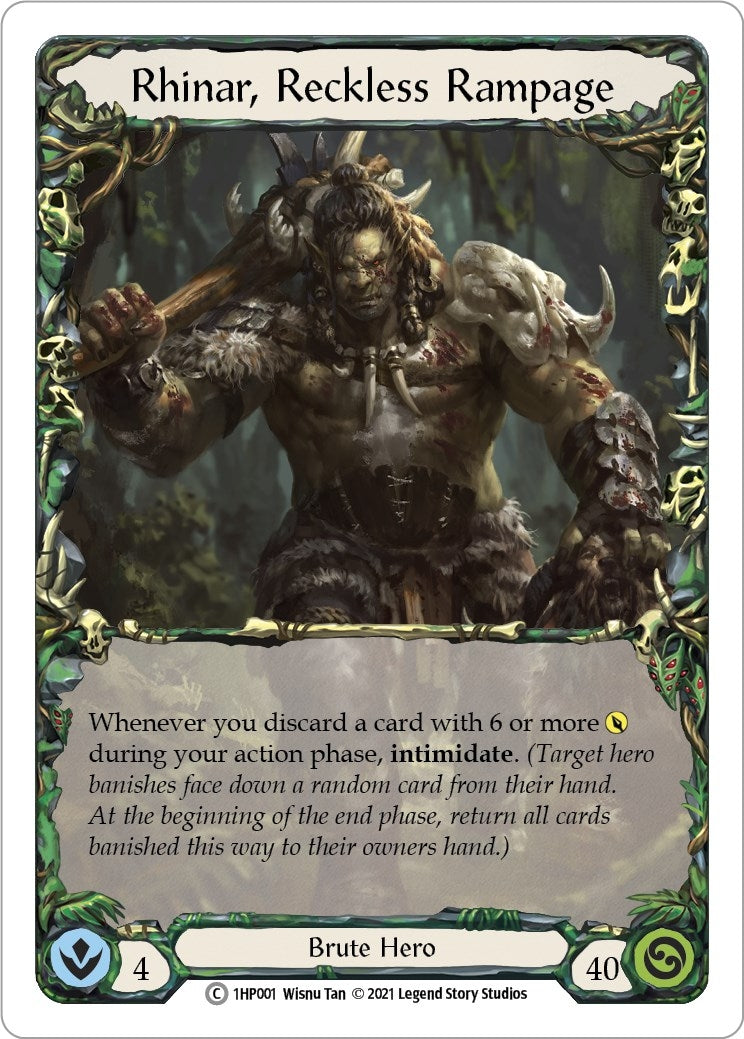 Image for Rhinar, Reckless Rampage (History Pack Vol.1) (1HP001) - Flesh and Blood TCG