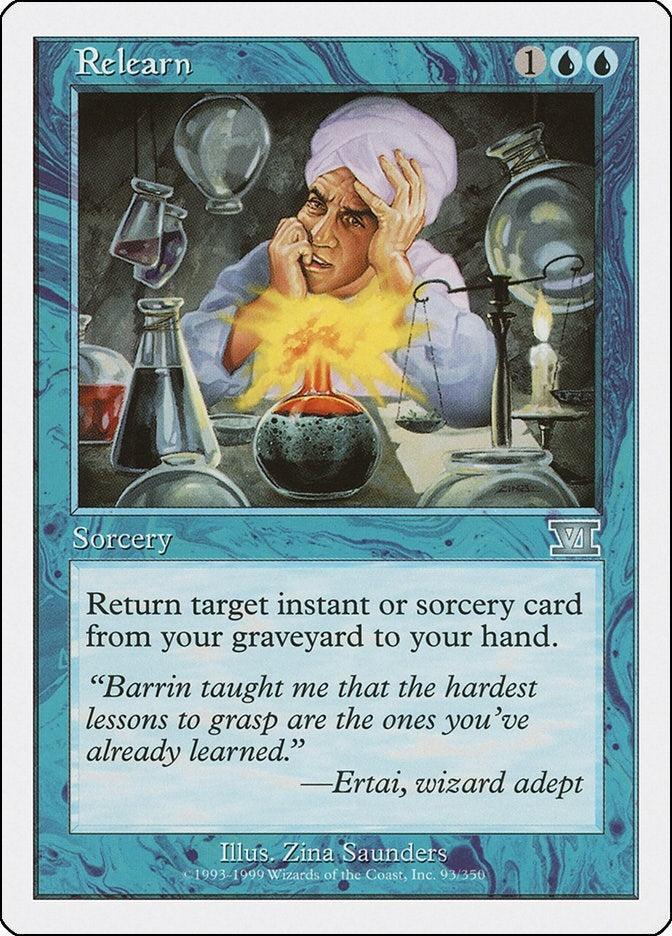 Image for Relearn (Classic Sixth Edition) (93) - Magic: The Gathering