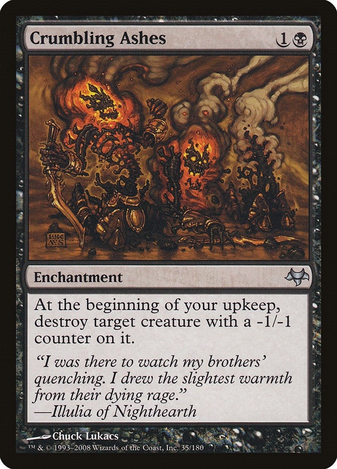 Image for Crumbling Ashes (Eventide) (35) - Magic: The Gathering