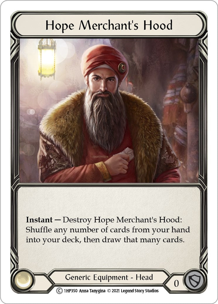 Image for Hope Merchant's Hood (History Pack Vol.1) (1HP350) - Flesh and Blood TCG