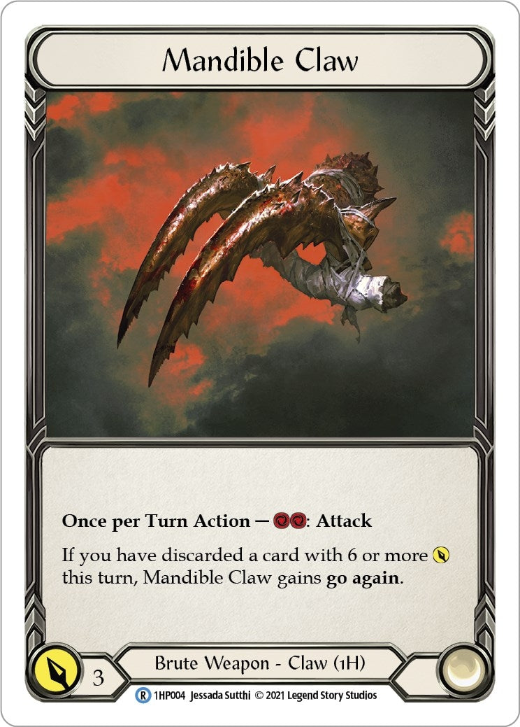 Image for Mandible Claw (1HP004) (History Pack Vol.1) (1HP004) - Flesh and Blood TCG