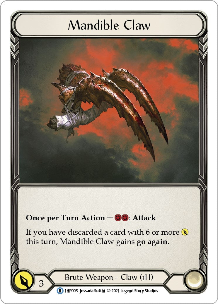 Image for Mandible Claw (1HP005) (History Pack Vol.1) (1HP005) - Flesh and Blood TCG