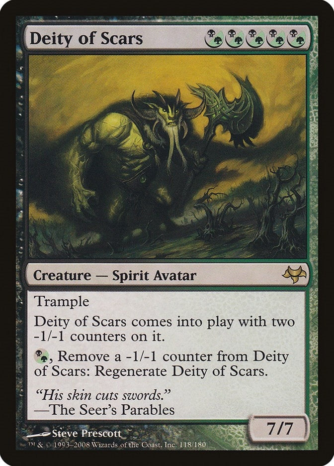 Image for Deity of Scars (Eventide) (118) - Magic: The Gathering