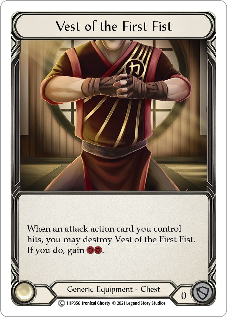 Image for Vest of the First Fist (History Pack Vol.1) (1HP356) - Flesh and Blood TCG