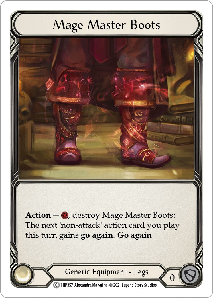 Image for Mage Master Boots (History Pack Vol.1) (1HP357) - Flesh and Blood TCG
