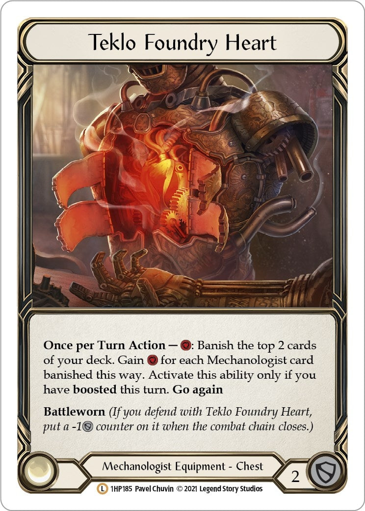 Image for Teklo Foundry Heart (History Pack Vol.1) (1HP185) - Flesh and Blood TCG
